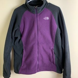 Purple North Face Fleece